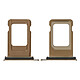 Avizar Tiroir SIM Apple iPhone XS Max support carte nano SIM de remplacement - or - Tiroir adaptateur carte Nano SIM dédié à l'Apple iPhone XS Max