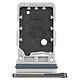 Clappio Tiroir Carte SIM de Remplacement pour Samsung Galaxy S23 Ultra Gris - Tiroir SIM de remplacement pour votre Samsung Galaxy S23 Ultra