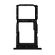 Clappio Tiroir Carte SIM pour Huawei P Smart 2019 / pour Honor 10 Lite 1x Nano SIM et Micro SD Tiroir carte SIM de remplacement pour Honor 10 Lite / Huawei P Smart 2019