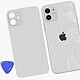Acheter Clappio Vitre arrière de remplacement pour Apple iPhone 12