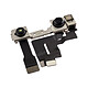Clappio Caméra Avant Apple iPhone 12 Mini Objectif Remplacement Frontal - Caméra avant de remplacement avec nappe de connexion