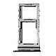 Clappio Tiroir Carte SIM Samsung Galaxy S20 1x Nano SIM et Micro SD de remplacement noir Tiroir carte SIM de remplacement pour Samsung Galaxy S20
