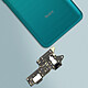 Clappio Connecteur de Charge pour Xiaomi Redmi 9 USB type C et Jack 3.5mm Noir pas cher