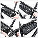 Wildman Sacoche Vélo 1.8L Revêtement Étanche Antichoc Fixations Scratch XT9 Noir pas cher