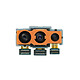 Clappio Caméra Arrière Samsung Galaxy A41 Module Capteur Photo Compatible et Nappe - Module caméra arrière de remplacement avec nappe de connexion