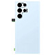 Samsung Cache Batterie Originale pour Samsung Galaxy S22 Ultra avec lentille caméra  bleu ciel - Cache batterie d'origine constructeur pour Samsung Galaxy S22 Ultra