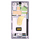 Samsung Écran Complet pour Samsung Galaxy S23 Ultra Vitre Tactile et Châssis Lavande - Bloc écran complet d'origine constructeur pour Samsung Galaxy S23 Ultra