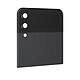 Samsung Vitre Arrière Supérieure Originale pour Samsung Z Flip 4 avec Écran Externe  Graphite - Cache batterie supérieur d'origine constructeur pour Samsung Galaxy Z Flip 4