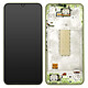 Samsung Écran Complet pour Samsung Galaxy A34 5G Vitre Tactile et Châssis Vert citron - Bloc écran complet d'origine constructeur pour Samsung Galaxy A34 5G