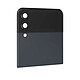 Samsung Vitre Arrière Supérieure Originale pour Samsung Z Flip 4 avec Écran Externe  Bleu Nuit - Cache batterie supérieur d'origine constructeur pour Samsung Galaxy Z Flip 4