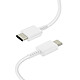 samsung Câble USB-C vers USB-C 60W Charge et Synchronisation 1m Original Samsung Blanc Un câble USB type C vers USB type C d'Origine Samsung