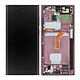 Samsung Bloc Complet pour Samsung Galaxy S22 Ultra Écran LCD Vitre Tactile Bordeaux - Écran + vitre tactile d'origine constructeur pour Samsung Galaxy S22 Ultra