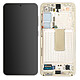 Samsung Écran Complet pour Samsung Galaxy S23 Plus Vitre Tactile et Châssis Beige - Bloc écran complet d'origine constructeur pour Samsung Galaxy S23 Plus