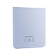 Samsung Vitre Arrière Inférieure Originale pour Samsung Galaxy Z Flip 4  Bleu - Cache batterie inférieur d'origine constructeur pour Samsung Galaxy Z Flip 4