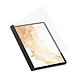 Samsung Étui pour Samsung Galaxy Tab S8 Plus Note View Cover  Transparent Partie avant entièrement tactile et transparente pour interagir avec votre écran