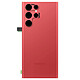 Samsung Cache Batterie Originale pour Samsung Galaxy S22 Ultra avec lentille caméra  rouge - Cache batterie d'origine constructeur pour Samsung Galaxy S22 Ultra
