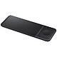 samsung Chargeur Sans Fil Trio 9W Charge Rapide Voyants LED Original Samsung Noir Un chargeur sans-fil trio d'origine Samsung pour charger simultanément trois appareils disposant des fonctionnalités de recharge QI