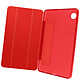 Avizar Étui pour Samsung Tab A9 Clapet Support Trois volets Mise en veille Rouge Housse à clapet avec coins renforcés offrant une protection à 360 degrés à votre Samsung Galaxy Tab A9