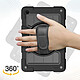 Acheter Avizar Coque pour Galaxy Tab A9 Plus Antichoc Béquille et Poignée Rotative Noir