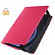 Étui folio pour Samsung Tab S9 FE Support rotatif Paysage Portrait Fuchsia pas cher