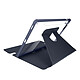 Avizar Housse pour Samsung Tab S9 FE et S10 FE Support Rotatif 360° - Étui en simili cuir Bleu nuit de la collection Slim spécialement conçu pour votre Galaxy Tab S10 FE