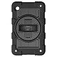 Avizar Coque pour Samsung Galaxy Tab A9 Antichoc Béquille et Poignée Rotative Coque bi-matière ultra-résistante Noir pour protéger votre Samsung Galaxy Tab A9 au quotidien