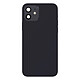 Clappio Châssis Complet pour iPhone 12 Cadre central et Vitre arrière - Châssis complet de remplacement Noir pour remettre à neuf votre Apple iPhone 12