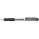 PENTEL Stylo roller à encre gel Hybrid Gel Grip K157, noir Stylo roller