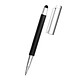 4smarts Stylet Smartphone et Tablette Tactile 2en1 Stylo à Bille 4Smarts Argent et Noir Le stylet 2-en-1 par 4smarts pour un usage sur papier comme sur écran tactile