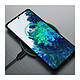 Evetane Coque Samsung Galaxy S21 Ultra 5G Silicone liquide Noire + 2 Vitres en Verre trempé Protection écran Antichocs pas cher