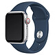 Devia Bracelet pour Apple Watch 42/44/45/49mm Sport Bleu nuit - Bracelet solide et doux au toucher