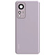 Xiaomi Vitre arrière pour Xiaomi 12 Original Service Pack Lavande - Vitre arrière Noir d'origine Xiaomi 12, permettant de retrouver l'élégance naturelle de votre smartphone