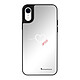LaCoqueFrançaise Coque iPhone XR miroir Coeur Blanc Amour Design . Coque iPhone XR miroir Coeur Blanc Amour Design .