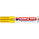 Avis EDDING Marqueur Permanent 500 Corps Alu Jaune Pointe Large Biseautée 2-7 mm x 3