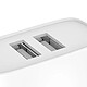 Jaym Chargeur Secteur Double USB-A 12 W 2,4A Prise US Blanc pas cher