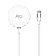 Jaym Chargeur à Induction 15W Aimanté MagSafe Avec Parasurtenseur et Fonction Stand Blanc Doté d'aimants pour une compatibilité parfaite avec le système MagSafe de Apple