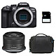CANON EOS R10 + RF-S 18-45mm f/4.5-6.3 IS STM + Sac + Carte SD 8 Go PROMO GARANTIE 3 ans. MATERIEL PROVENANCE FRANCE. Emballage securisé de vos commandes. Livré avec Facture dont TVA.