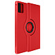 Avizar Étui pour Lenovo Tab M11 Clapet Folio Rotatif 360 Support Stand Rouge Étui en simili cuir Rouge, spécifiquement conçu pour protéger votre appareil