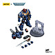 Warhammer 40k - Figurine 1/18 Ultramarines Jump Pack Intercessors Sergeant With Plasma Pistol And Power Sword 12 cm pas cher