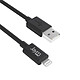 Avis Jaym Câble de Charge et Synchronisation de donnée USB vers Lightning MFI 2,4A 1M Noir