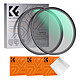 K&F Filtre Nano K Black mist 1/4+1/8 82mm MATERIEL PROVENANCE K&F FRANCE. Emballage securisé de vos commandes. Livré avec Facture dont TVA.
