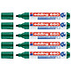 EDDING Marqueur pour Tableaux Blancs 660 Vert Pointe Ronde 1,5-3 mm x 5 Marqueur pour tableaux blancs