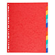 EXACOMPTA Jeu de 12 intercalaires en carte 220 g. Format A4 maxi x 25 Intercalaire