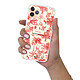 LaCoqueFrançaise Coque iPhone 11 Pro Max silicone transparente Motif Botanic Amour ultra resistant pas cher