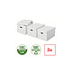 Boîte de rangement pour la maison Esselte, grand format, lot de 3 Boîte de rangement pour la maison Esselte, grand format, lot de 3