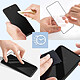 Avizar Verre Trempé pour Galaxy S24 Anti-traces Biseauté 5D Full Glue Noir pas cher
