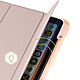 Acheter Avizar Housse pour iPad Pro 13 2024 Support Vidéo / Clavier Mise en Veille Rose clair