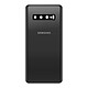 Clappio Vitre arrière de remplacement pour Samsung Galaxy S10 Noir - Vitre arrière compatible Noir pour redonner à votre appareil son aspect d'origine
