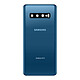 Clappio Vitre arrière de remplacement pour Samsung Galaxy S10 Bleu - Vitre arrière compatible Bleu pour redonner à votre appareil son aspect d'origine