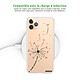 Evetane Coque iPhone 11 Pro 360 intégrale transparente Motif Pissenlit Make a wish Tendance . pas cher